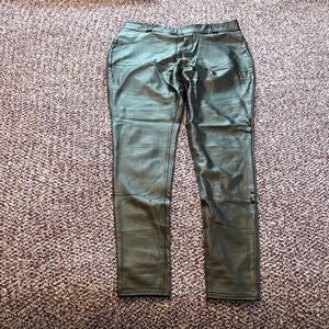 Black Faux Leather Leggings